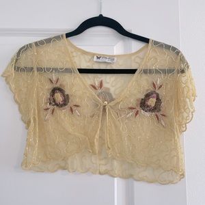 Papillon LA Vintage Beaded Shall
